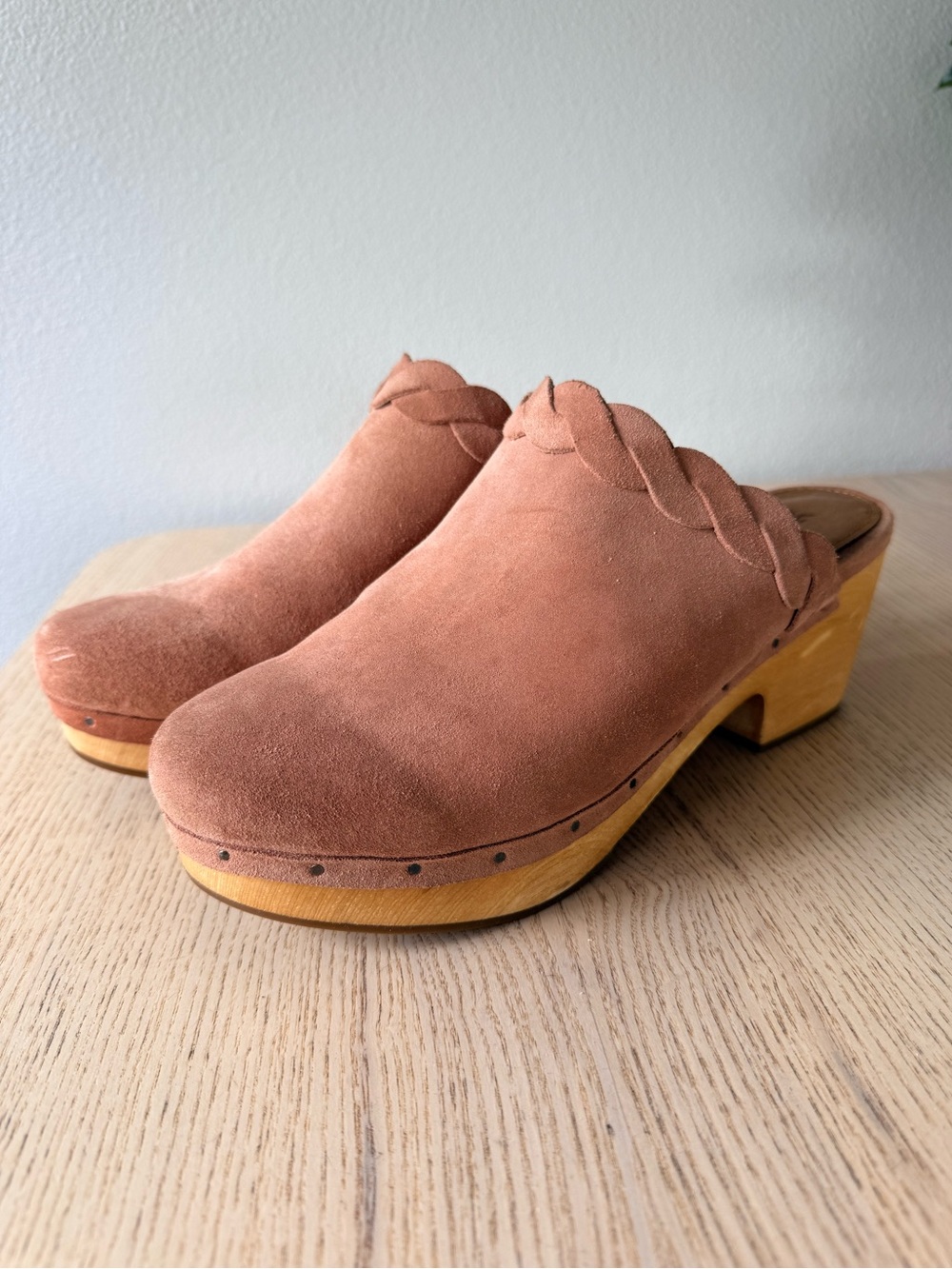 Frye Mille braided suede mule clogs - Picture 6 of 11